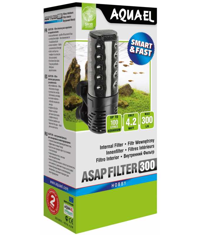 Aquael Asap Internal Filter 300L / h