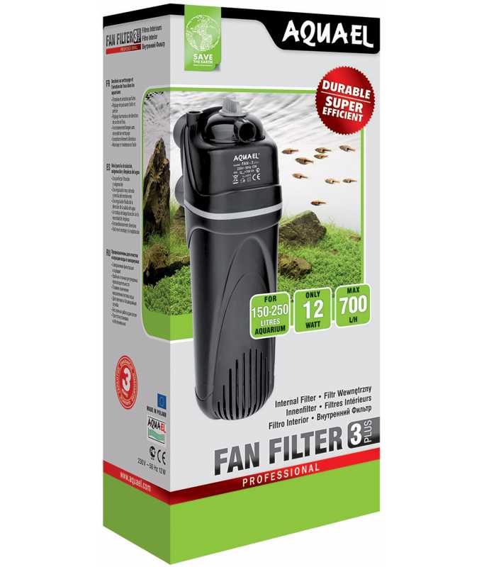 Aquael Fan Filter Internal Filter 3 Plus