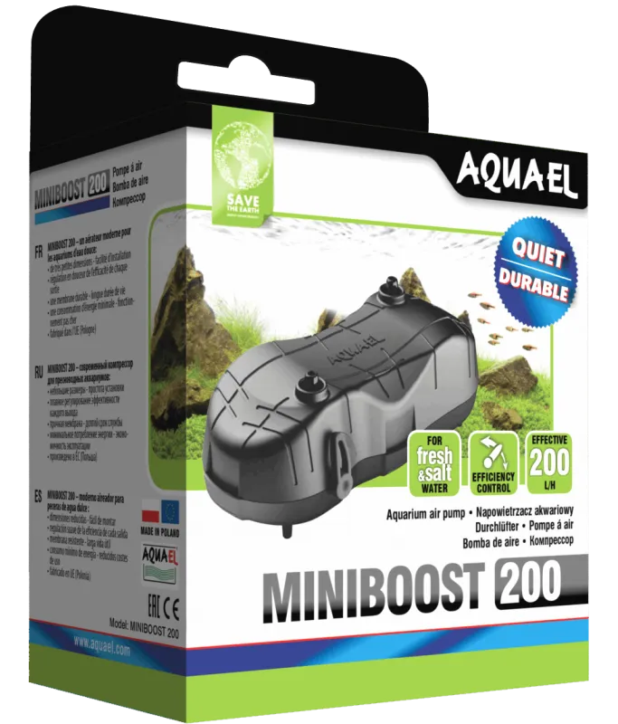 Aquael Miniboost Airpump 200L/h