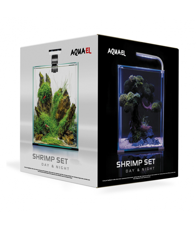 Aquael Shrimp Set Smart Black Day & Night 10L