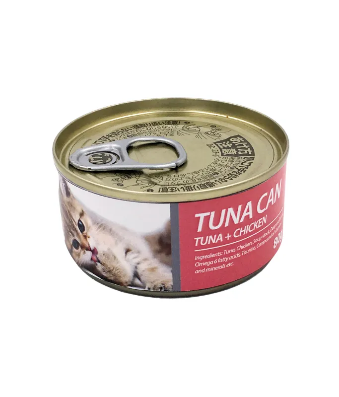 [6970117123180] Bioline Cat Tuna & Chicken Can 80gm