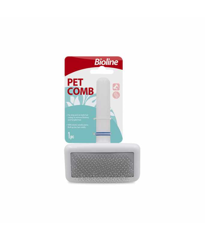 Bioline Pet Comb White Small