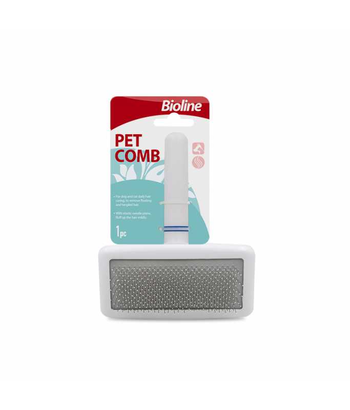 Bioline Pet Comb White Large
