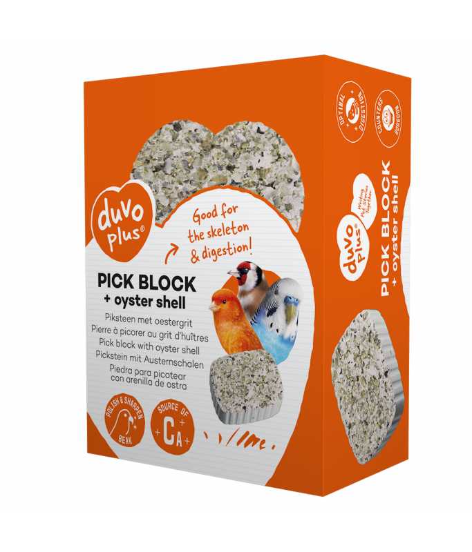 [LR12787] Duvo+ Pick Block With Oyster Grit 200g - 7.2x9.7x3.5 Cm