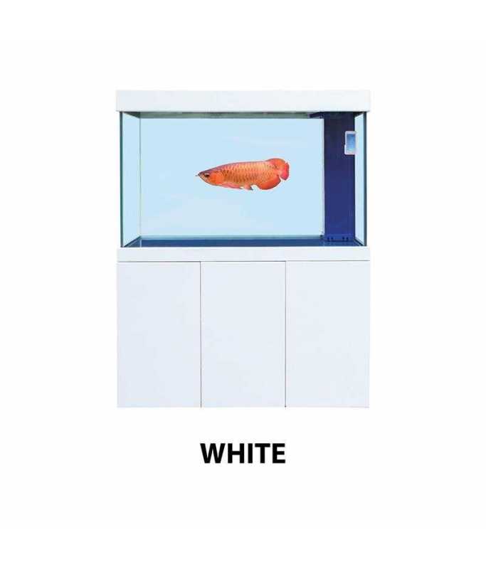 Boyu EGM 1000 Series Luxury Aquarium White LWH 120x40x153cm
