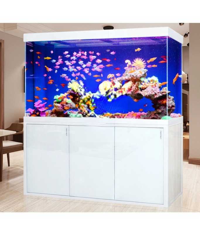 [AQKARISLYP1200-W] Karis Aquarium LYP-Series White 120x36x160cm