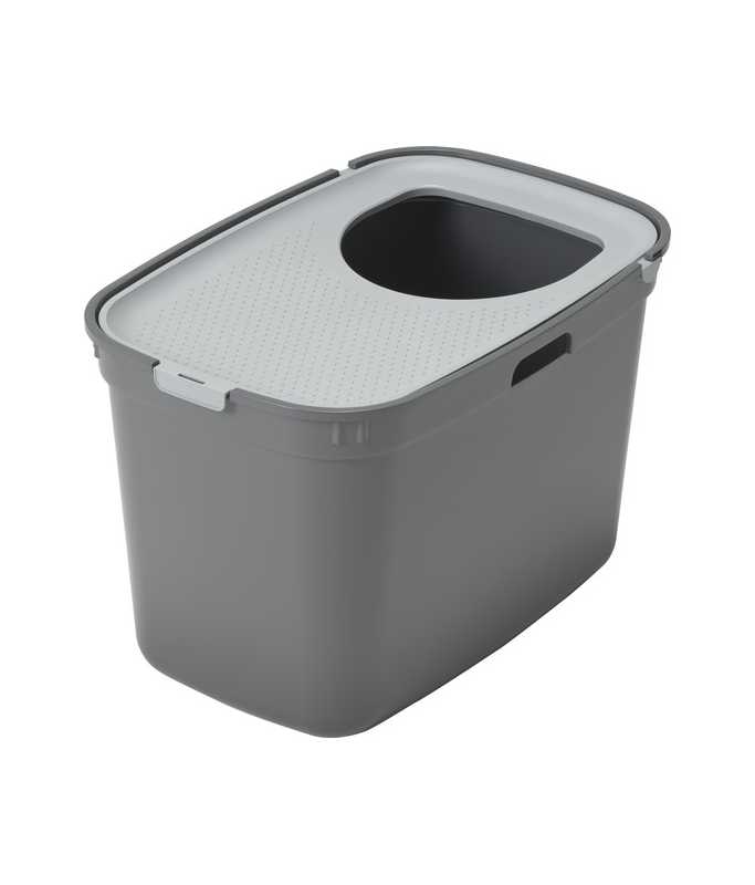 Moderna Top Cat (AG50) Cat Toilet, Cool Grey