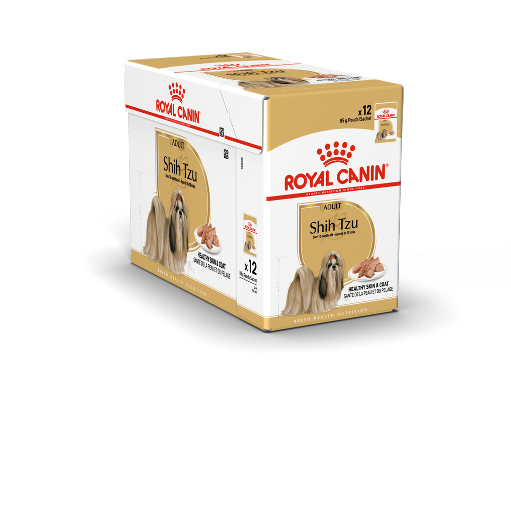 Royal Canin BHN Breed Health Nutrition Shih Tzu Wet Dog Food Pouches 12x85gm