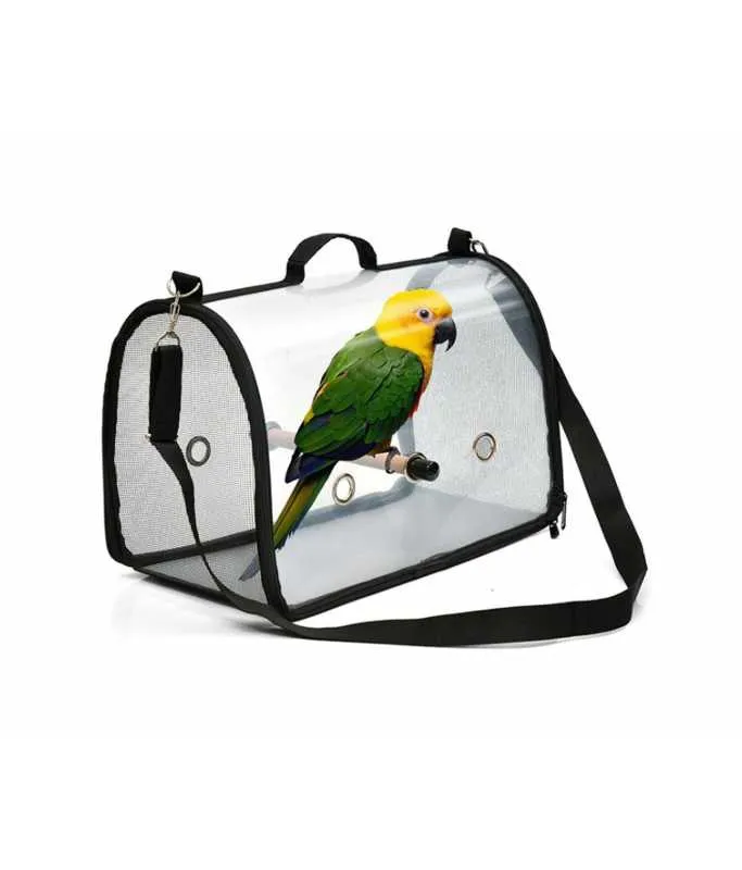 [BTLB03816] Vanpet Bird Carrier Bag With Perch -43x25x25.5cm-BTLB03816
