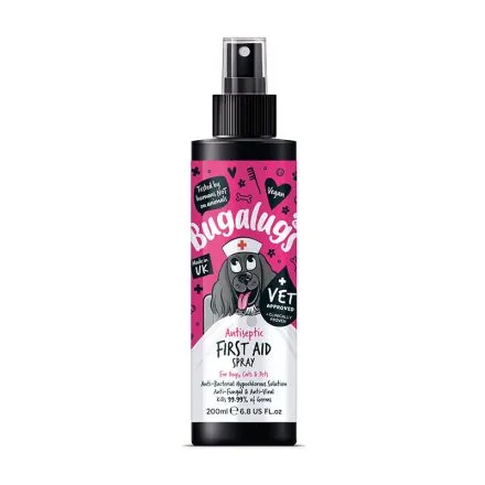 [5056176299569] Bugalugs Antiseptic First Aid Spray 200ml / 6.8 Fl Oz