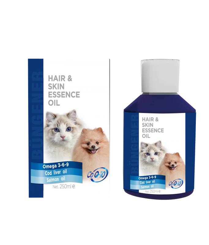 Bungener Hair & Skin Essence Fish Oil for Cats & Dogs 250ml