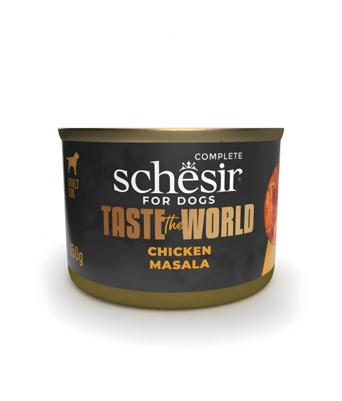 Schesir Taste The World Dog Wholefood Chicken Masala 150gm