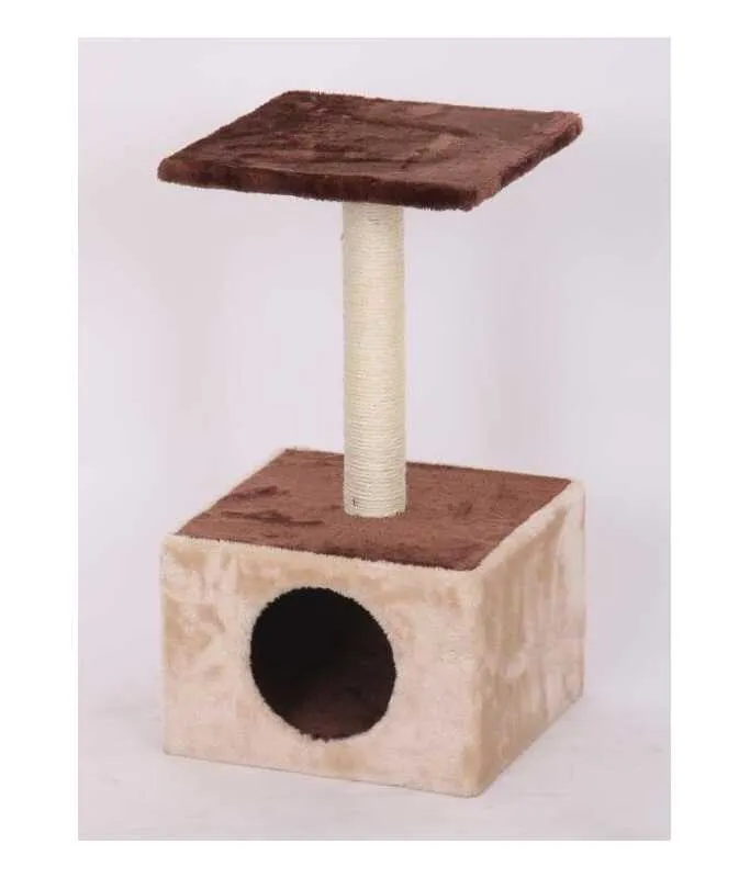 Catry Cat Tower With Scratcher LWH 30x30x55cm