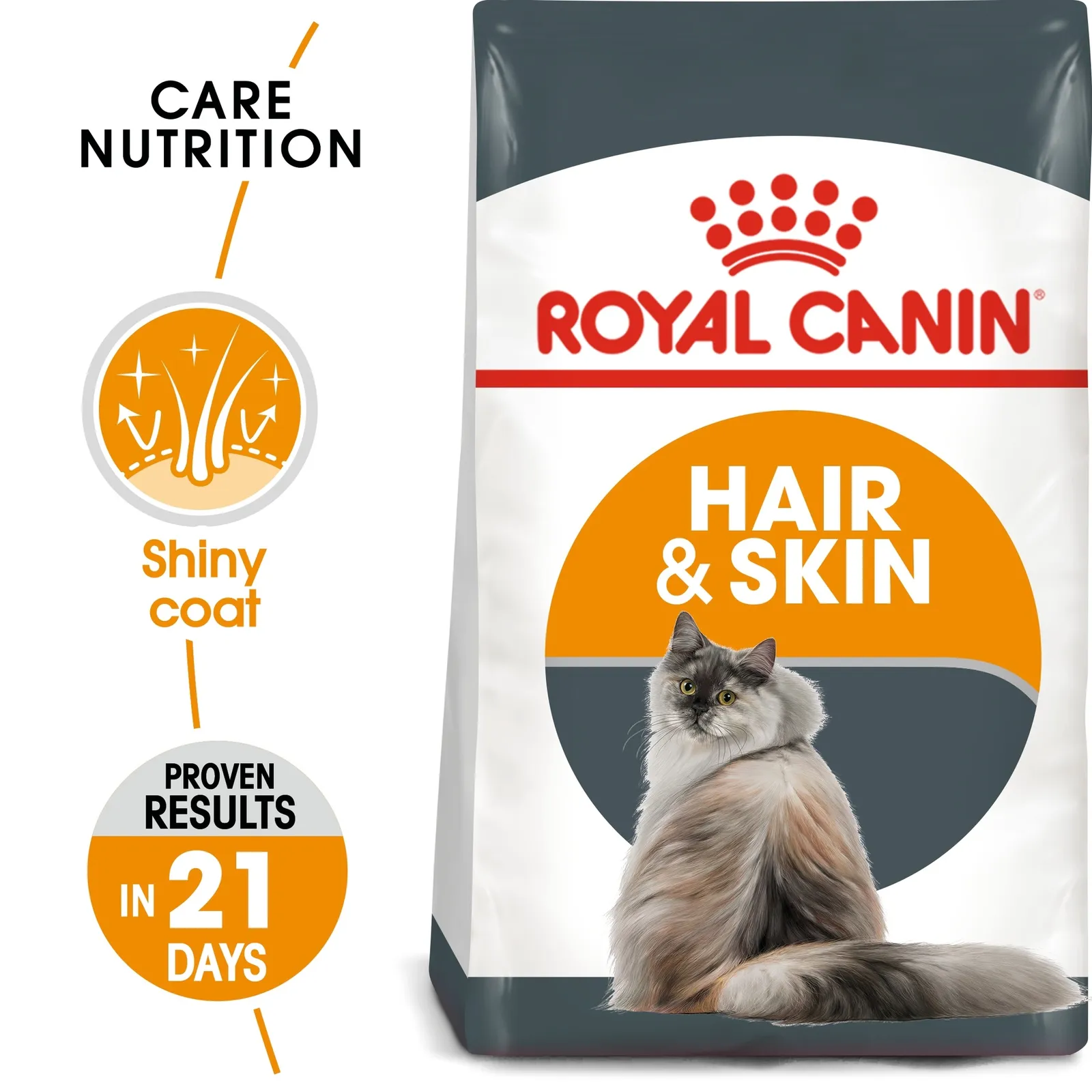 Royal Canin FCN Feline Care Nutrition Hair & Skin Cat Food 4kg