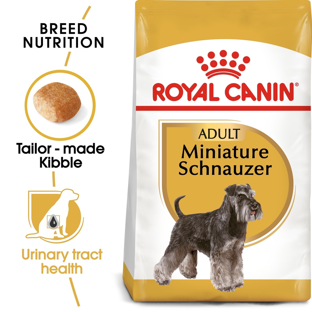 Royal Canin BHN Breed Health Nutrition Miniature Schnauzer Adult Dog Food 3kg