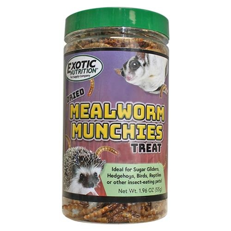 Exotic Nutrition Mealworm munchies 1.96oz

