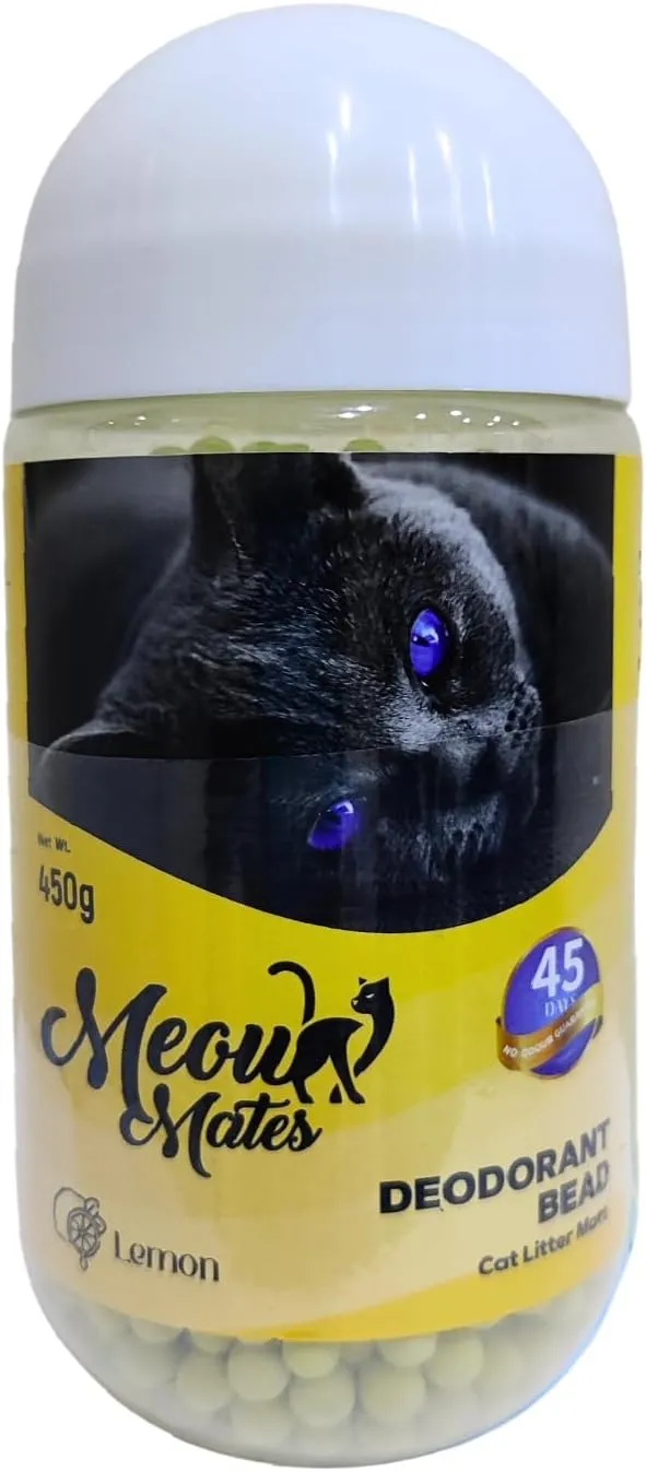 [6973373209254] Meow Mates Deodorant Bead Lemon 450g