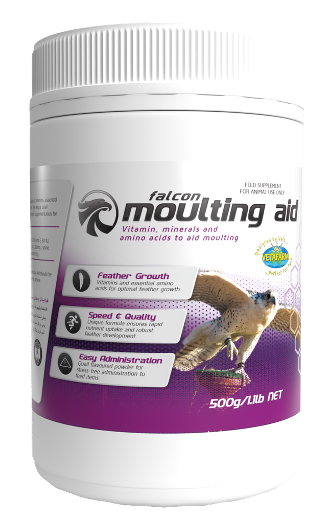 Vetafarm Falcon Moulting Aid Powder Quail - 500gm