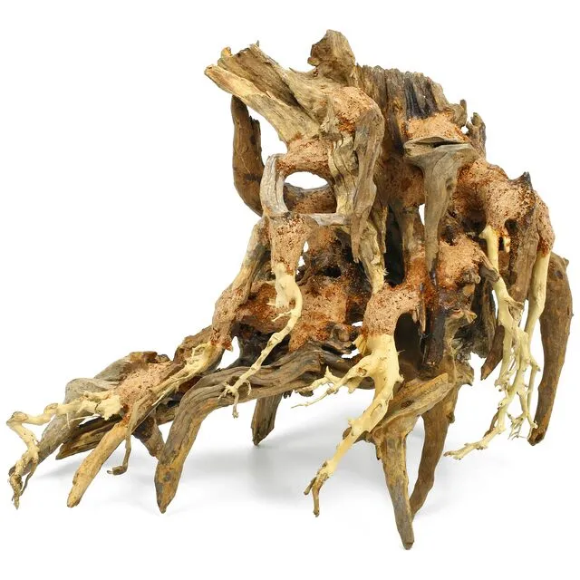 [MJDR08-17AM] SV Aquarium Deco Octopus Wood - Medium - 30X23X15cm - Box