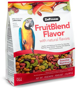 Zupreem Fruitblend Flavor Large Parrot Food 12LB / 5.44kg