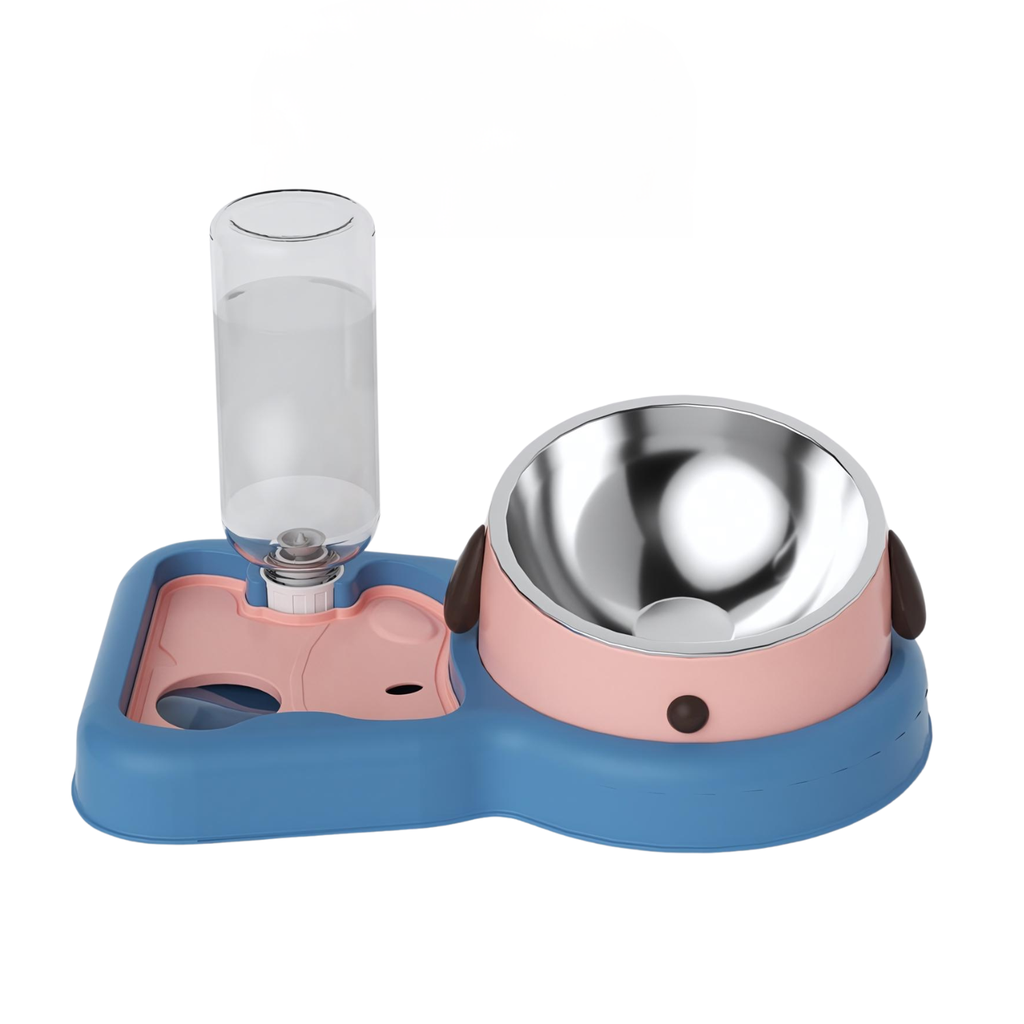 Pado Magic Water Dispenser With Bowl Pink 19x10.5x31cm