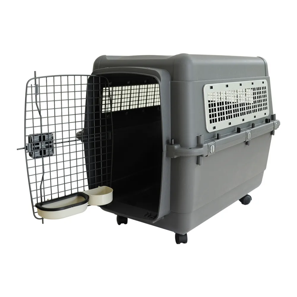 [HC032-L80] Pet Mode Plastic Transporter 80x56x60cm With Wheels [HC032-L80]-IATA Approved
