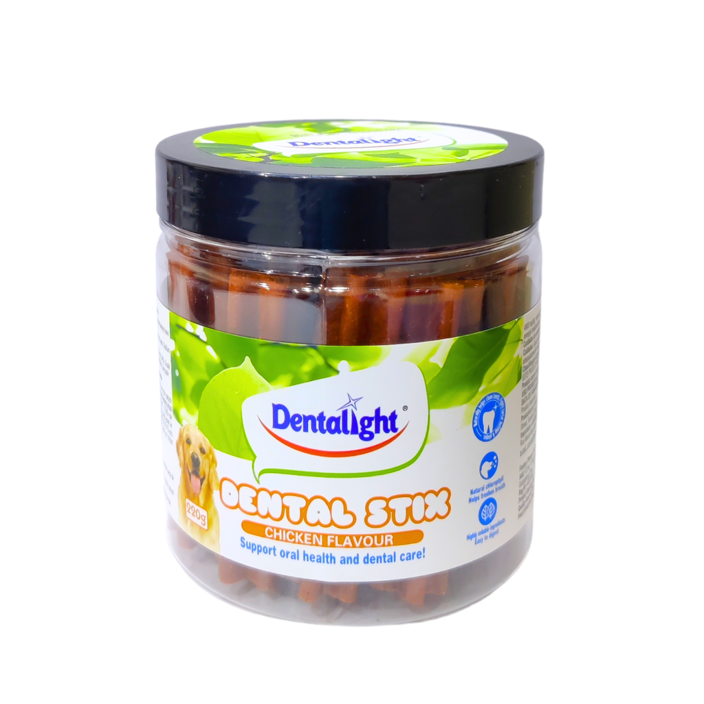 Dentalight 2.5" Dental Stix For Dog - Chicken Flavour 220gm