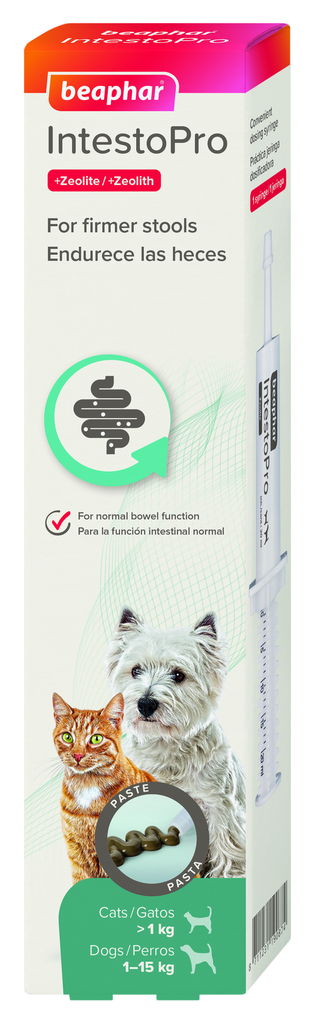 Beaphar IntestoPro Anti Diarrhea Paste Syringe Small Dog & Cat 20ml