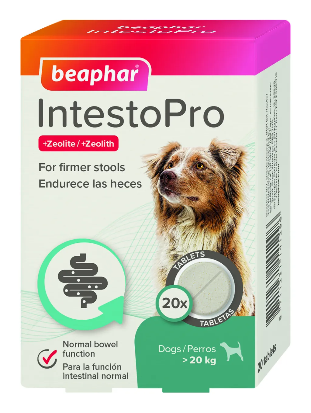 Beaphar IntestoPro Anti Diarrhea Tablet Large Dog 20Tablets
