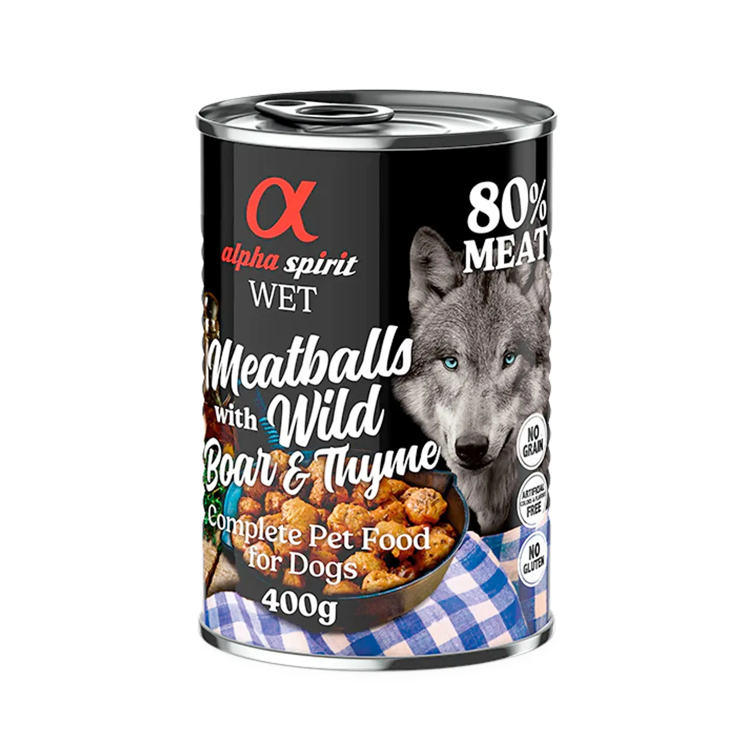 Alpha Spirit Meatballs Boar and Thyme 400gm