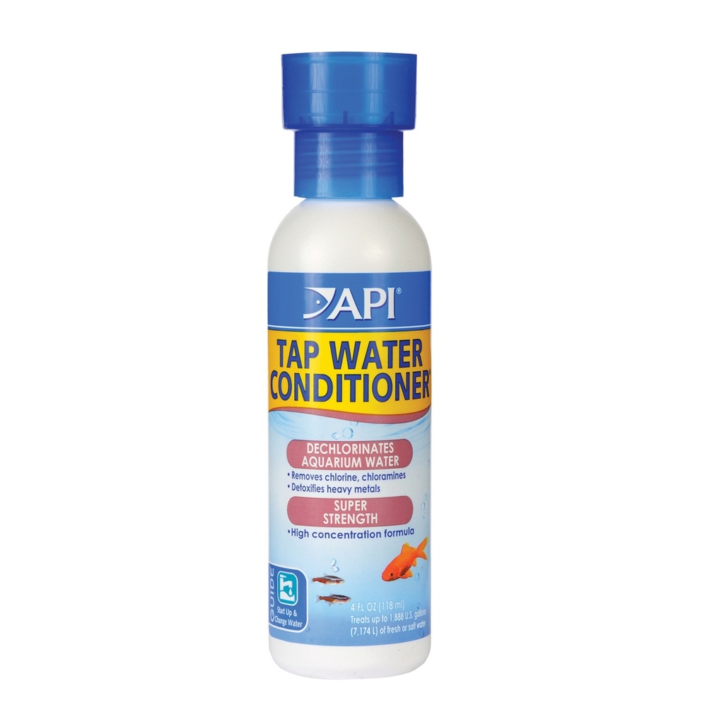 API Tap Water Conditioner 4oz / 118ml Aquarium Water Toxins Removal