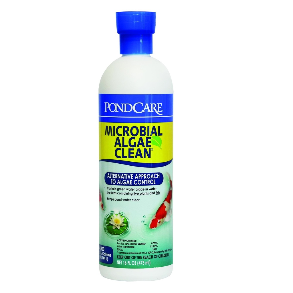 API Pond Microbial Algae Clean 16 oz / 473ml Bacterial Algaecide Fish & Aquatic Plant Safe