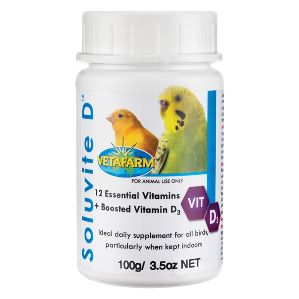 Vetafarm Soluvite D Powder 100gm