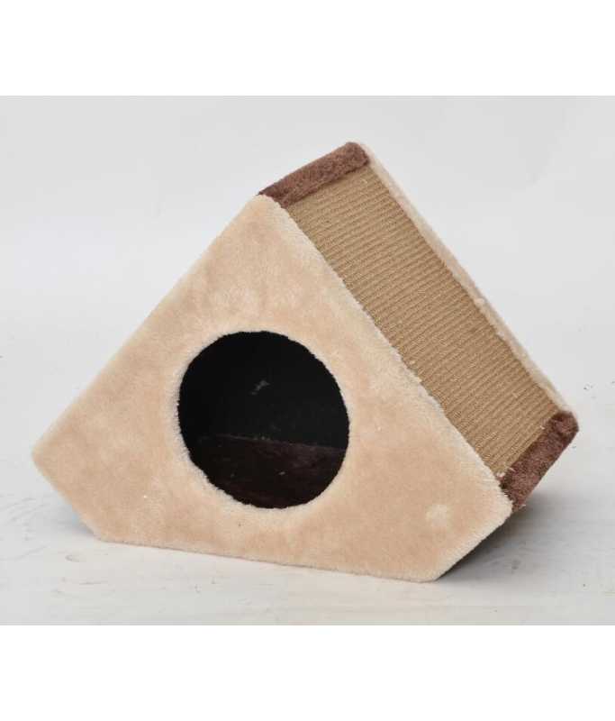 Catry Conical Cat House With Scratcher LWH 40x25x30cm