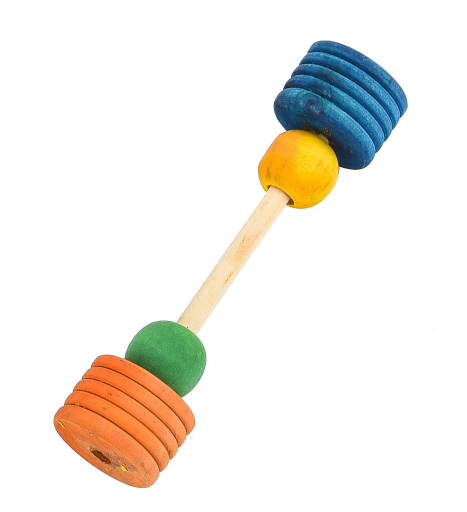 Coollapet Barbell with Wooden Tyre
