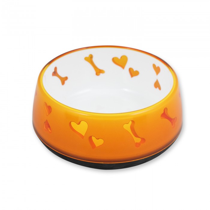 afp-All for Paws Dog Love Bowl Orange Large