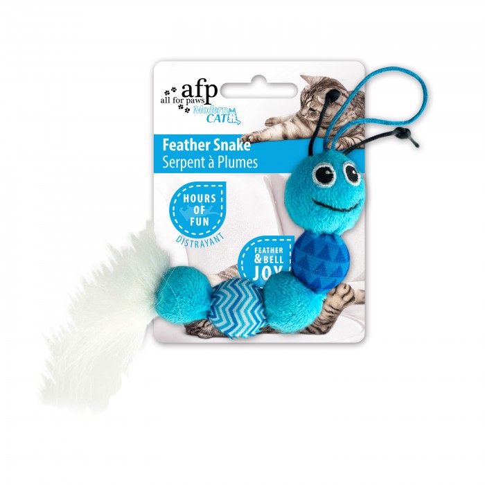 afp-All for Paws Feather Snake Blue