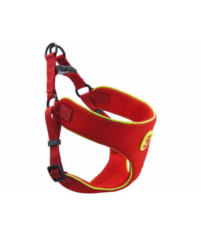 Doco Reflective Chest Plate Mesh Free-Walking Harness Red Medium