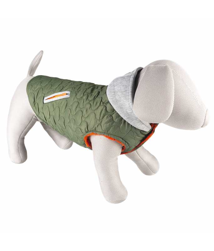Duvo+ Dog Jacket Urban Grey / Green XL 70cm