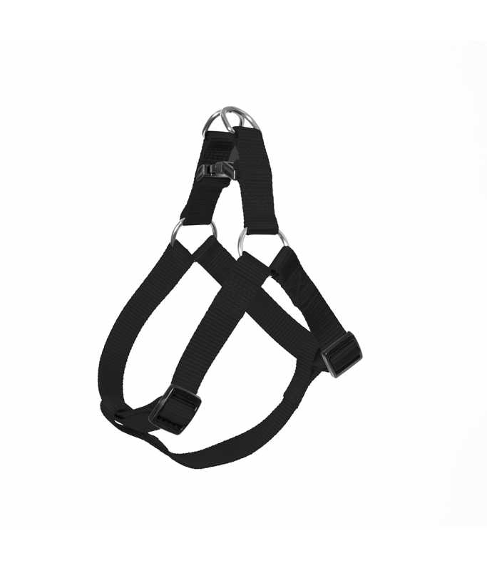 Duvo+ Nylon Step In Harness Black 40-50cm x 15mm