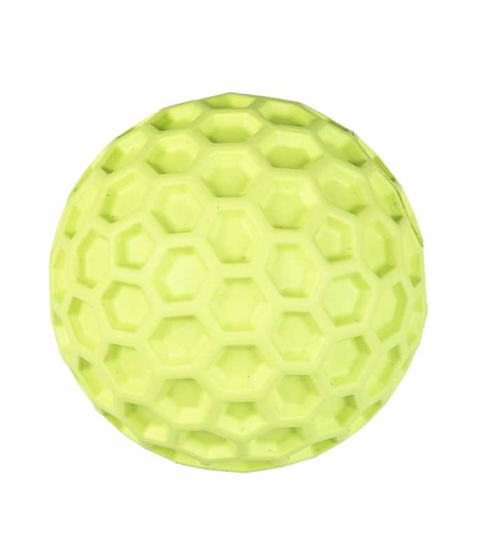 Duvo+ Rubber Hexagon Ball Dispenser Dog Toy 7.5x7.5x7.5cm