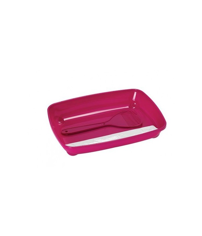 Moderna C120 Arist-o-Tray Small Open Cat Litter Toilet, Hot Pink Colour