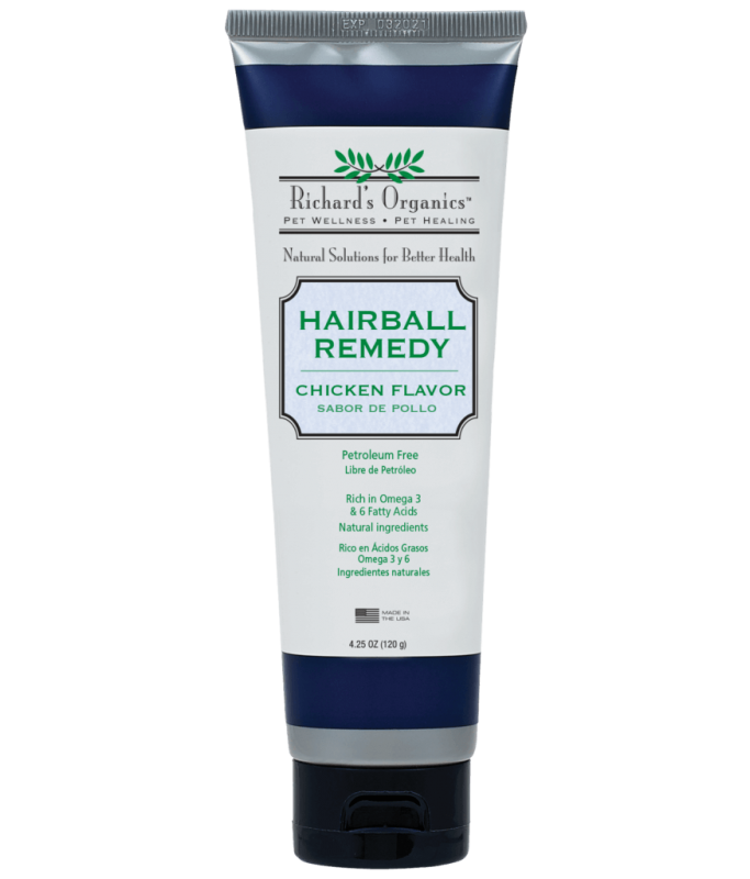 SynergyLabs Richard's Organics Hairball Remedy for Cats and Kittens Tuna Flavor 4.25oz / 120gm