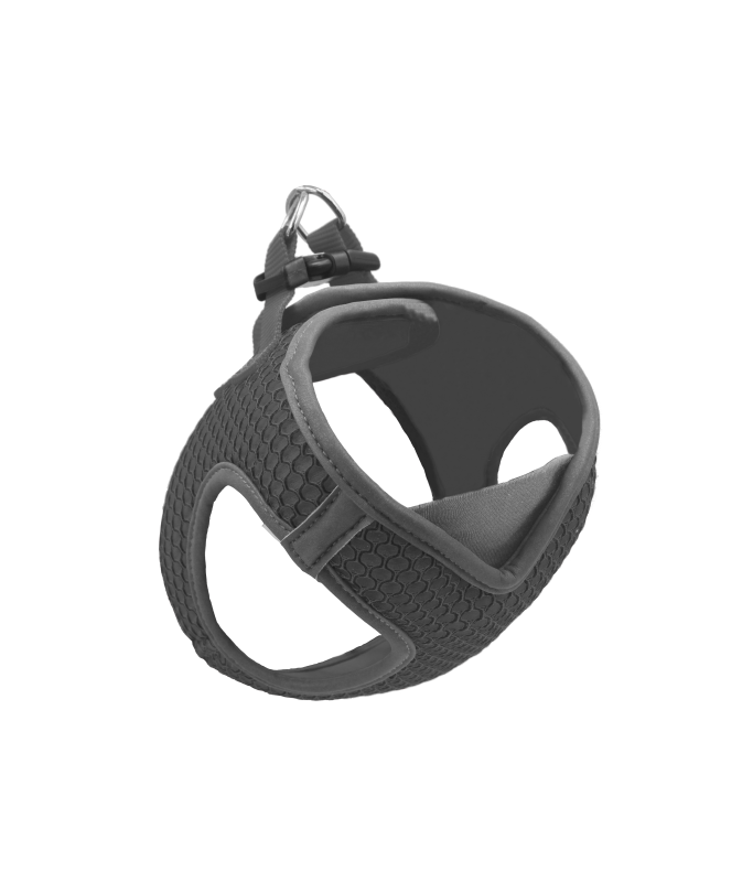 Doco DCA308XS Athletica Quick Fit V Mesh Dog Harness, Extra Small, Grey 