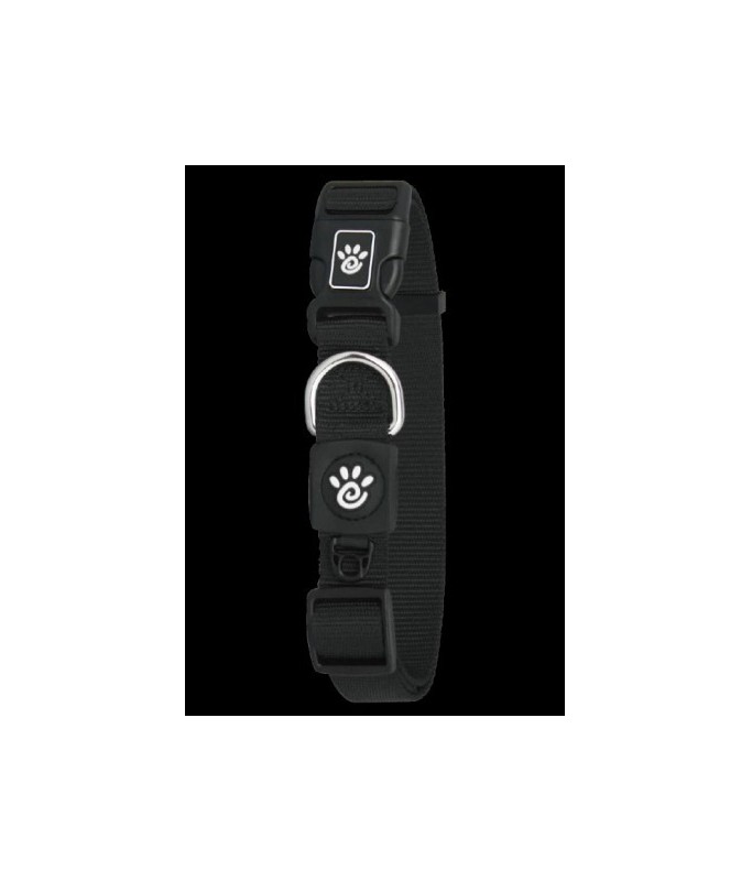 Doco Signature Nylon Collar -DCSN002 Color - Black- M - 3/4x13.5-20