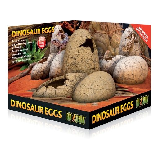 [HAPT2841] Exo Terra Fossil Hide Out Dinosaur Eggs