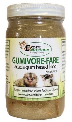 [EO487653] Exotic Nutrition Gumivore-Fare Acacia Gum Based Food 8oz