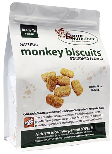 [EO335EN] Exotic Nutrition Monkey Biscuits 3LB / 1.36kg