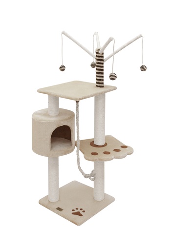 [FAFICP-260] Fauna VITOR Cat Pole Beige LWH 40x40x125cm