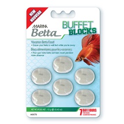 [HAA6676] Fluval Marina Betta Vacation Block Food 12gm